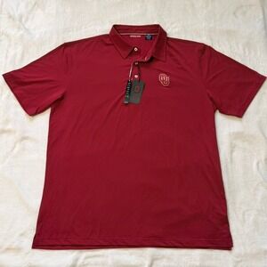 Sooner 1890 Polo Shirt Mens XXL Red NWT Oklahoma Sooners Ecotec UPF 50 Golf